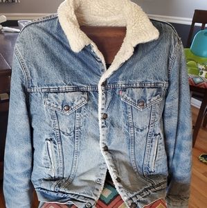 Vintage Levi's Sherpa Lined Denim Jacket